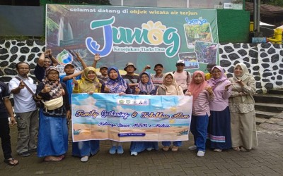 Family Gathering MTsN 8 Madiun, Jalin Kebersamaan di Wisata Alam dan Religi